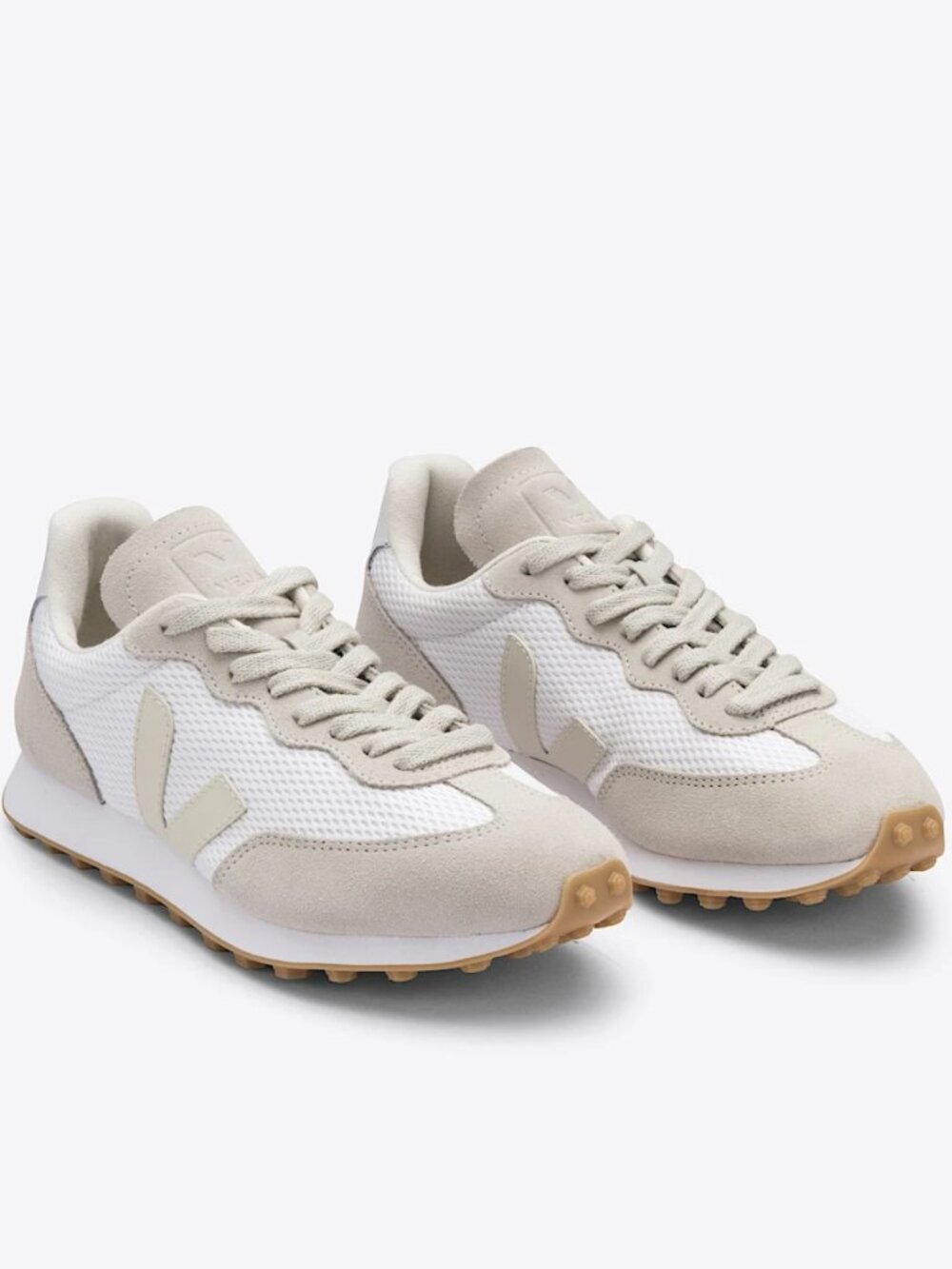 VEJA Rio Branco Sneakers Beige White Alveomesh Lace-Up - US 5